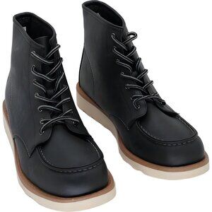 UNIONBAY Allie Black Ankle Boots for Women - US 11
